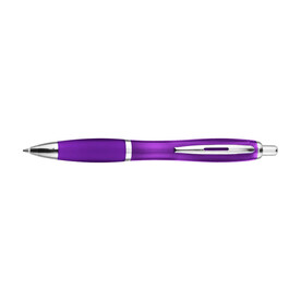 Kugelschreiber Newport | Gummierte Griffzone – Violett bedrucken, Art.-Nr. 024999128_915928