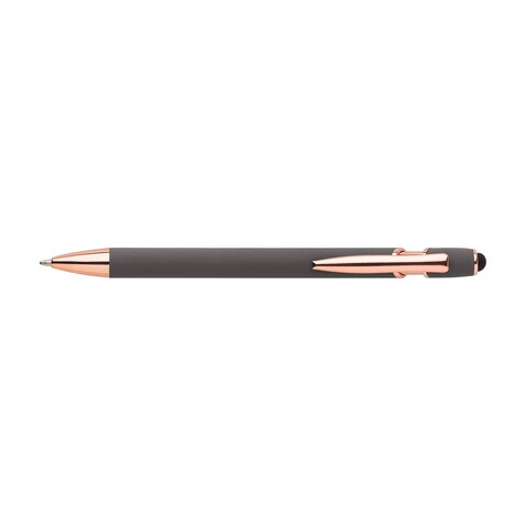 Kugelschreiber Anthony | Stylus – Grau bedrucken, Art.-Nr. 003999128_971888