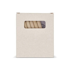 8-teiliges Malset in einer Schachtel aus recyceltem Milchkarton - Ecru bedrucken, Art.-Nr. LT91522-N0054