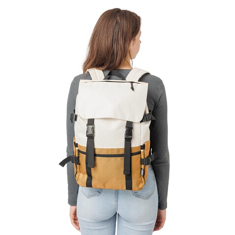Rucksack Vayo 2-tone | Recycelt | Laptop 15" | 11 l – Khaki bedrucken, Art.-Nr. 013999999_1507530 Rucksack Vayo 2-tone | Recycelt | Laptop 15" | 11 l – Khaki bedrucken, Art.-Nr. 013999999_1507530