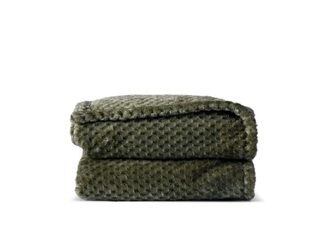 Sagaform Anni R-PET Vlies-Decke - Grün bedrucken, Art.-Nr. LT52129-N0031 Sagaform Anni R-PET Vlies-Decke - Grün bedrucken, Art.-Nr. LT52129-N0031