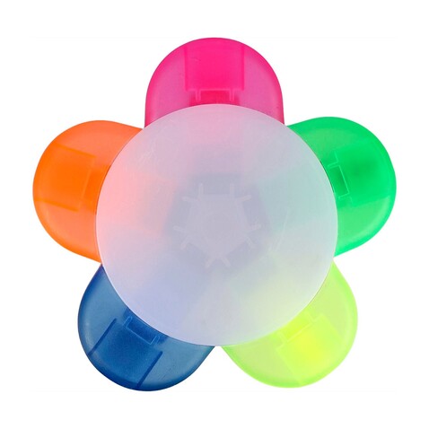 Textmarkerset Brodie | Kunststoff | 5 Farben – custom/multicolor bedrucken, Art.-Nr. 009999999_1071