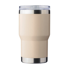 Reise-Thermobecher Ayen | Edelstahl | 350 ml | Keramikbeschichtung – beige bedrucken, Art.-Nr. 357999999_1267375