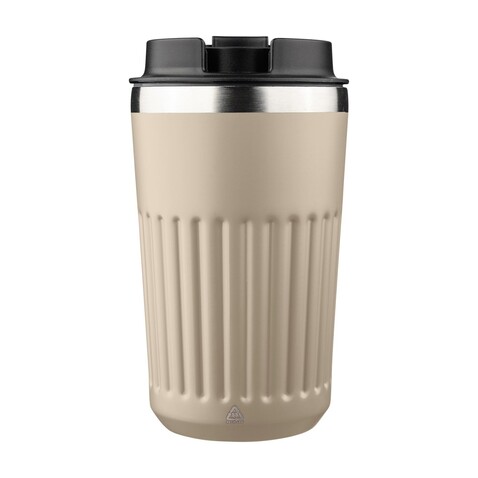 Reisebecher Chiara | 400 ml – beige bedrucken, Art.-Nr. 357999999_1353907