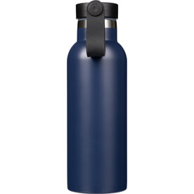 Doppelwandige Flasche Elaine | 500 ml – Blau bedrucken, Art.-Nr. 005999999_1172212