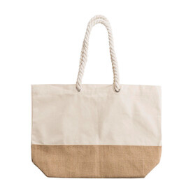 Einkaufstasche Diego | Baumwolle 280 g/m² | Juteboden – Khaki bedrucken, Art.-Nr. 013999999_1014869