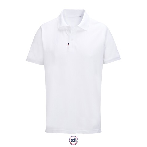 PIERROT Polo Unisex - White bedrucken, Art.-Nr. A04330-WH-3XL