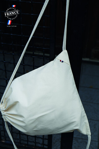 CÔME rucksack mit kordelzug - Natural bedrucken, Art.-Nr. A04334-NA-M