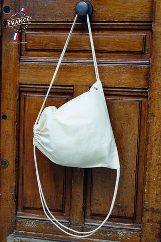 CÔME rucksack mit kordelzug - Natural bedrucken, Art.-Nr. A04334-NA-M