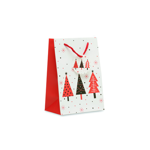 Geschenkpapiertüte, klein - Weiß bedrucken, Art.-Nr. CX1561-06