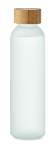 Glasflasche 500 ml - Transparent Weiß bedrucken, Art.-Nr. MO2105-26 Glasflasche 500 ml - Transparent Weiß bedrucken, Art.-Nr. MO2105-26