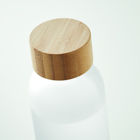 Glasflasche 500 ml - Transparent Weiß bedrucken, Art.-Nr. MO2105-26 Glasflasche 500 ml - Transparent Weiß bedrucken, Art.-Nr. MO2105-26