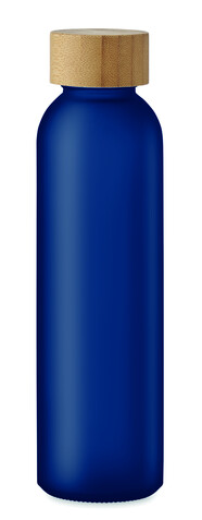 Glasflasche 500 ml - Transparent Blau bedrucken, Art.-Nr. MO2105-23 Glasflasche 500 ml - Transparent Blau bedrucken, Art.-Nr. MO2105-23