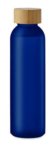 Glasflasche 500 ml - Transparent Blau bedrucken, Art.-Nr. MO2105-23 Glasflasche 500 ml - Transparent Blau bedrucken, Art.-Nr. MO2105-23