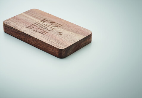 Powerbank mit Ladestation - Schwarz bedrucken, Art.-Nr. MO2185-03