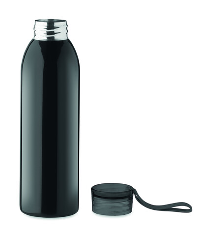 Edelstahlflasche 650ml - Schwarz bedrucken, Art.-Nr. MO2241-03
