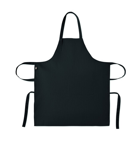 Küchenschürze Organic Cotton - Schwarz bedrucken, Art.-Nr. MO2249-03