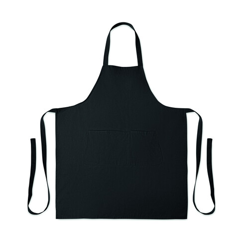 Küchenschürze Organic Cotton - Schwarz bedrucken, Art.-Nr. MO2249-03