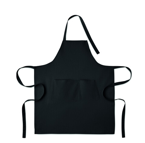 Küchenschürze Organic Cotton - Schwarz bedrucken, Art.-Nr. MO2249-03