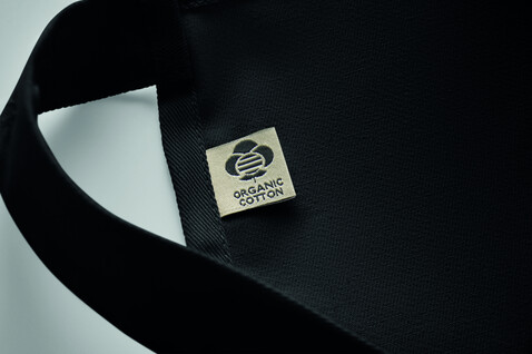 Küchenschürze Organic Cotton - Schwarz bedrucken, Art.-Nr. MO2249-03