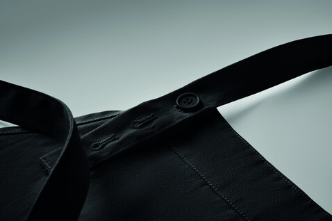Küchenschürze Organic Cotton - Schwarz bedrucken, Art.-Nr. MO2249-03