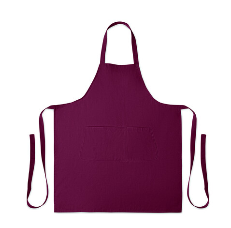 Küchenschürze Organic Cotton - Bordeaux bedrucken, Art.-Nr. MO2249-02
