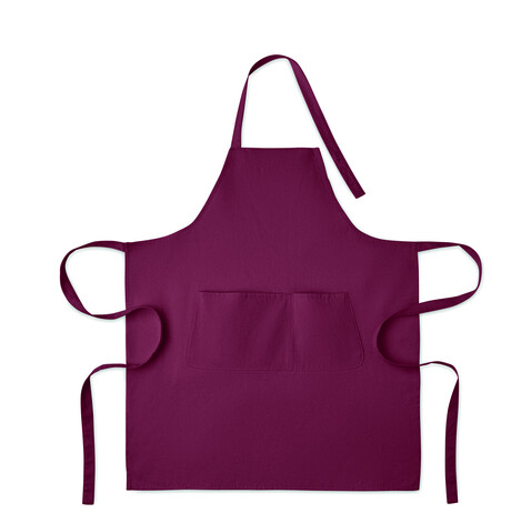 Küchenschürze Organic Cotton - Bordeaux bedrucken, Art.-Nr. MO2249-02