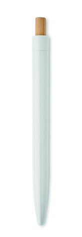 Druckkugelschreiber recy. ABS - Weiß bedrucken, Art.-Nr. MO2304-06