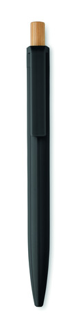 Druckkugelschreiber recy. ABS - Schwarz bedrucken, Art.-Nr. MO2304-03