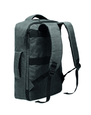 15" Laptop-Rucksack - Steingrau bedrucken, Art.-Nr. MO2305-15