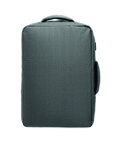 15" Laptop-Rucksack - Steingrau bedrucken, Art.-Nr. MO2305-15