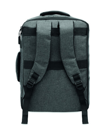 15" Laptop-Rucksack - Steingrau bedrucken, Art.-Nr. MO2305-15