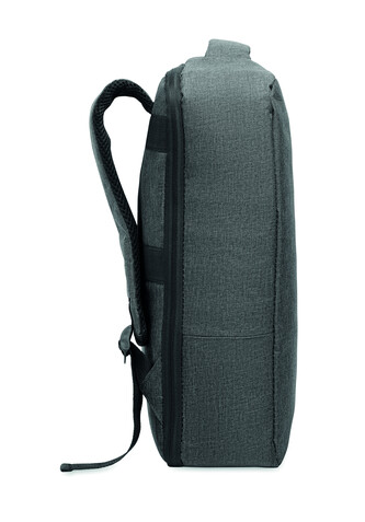 15" Laptop-Rucksack - Steingrau bedrucken, Art.-Nr. MO2305-15