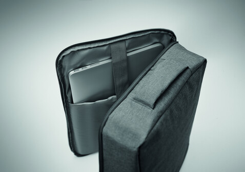 15" Laptop-Rucksack - Steingrau bedrucken, Art.-Nr. MO2305-15