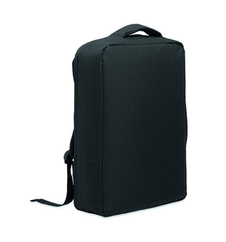 15" Laptop-Rucksack - Schwarz bedrucken, Art.-Nr. MO2305-03