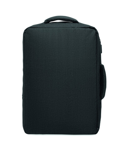 15" Laptop-Rucksack - Schwarz bedrucken, Art.-Nr. MO2305-03