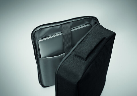 15" Laptop-Rucksack - Schwarz bedrucken, Art.-Nr. MO2305-03