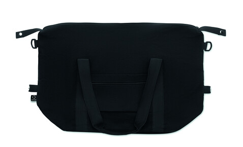 Weekender recy. Materialien - Schwarz bedrucken, Art.-Nr. MO2306-03