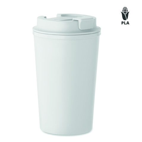 Doppelwandiger Becher 350 ml - Weiß bedrucken, Art.-Nr. MO2310-06 Doppelwandiger Becher 350 ml - Weiß bedrucken, Art.-Nr. MO2310-06