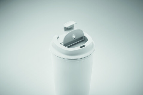 Doppelwandiger Becher 350 ml - Weiß bedrucken, Art.-Nr. MO2310-06 Doppelwandiger Becher 350 ml - Weiß bedrucken, Art.-Nr. MO2310-06