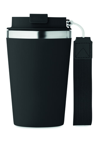 Doppelwandiger Trinkbecher 350 - Schwarz bedrucken, Art.-Nr. MO2317-03 Doppelwandiger Trinkbecher 350 - Schwarz bedrucken, Art.-Nr. MO2317-03