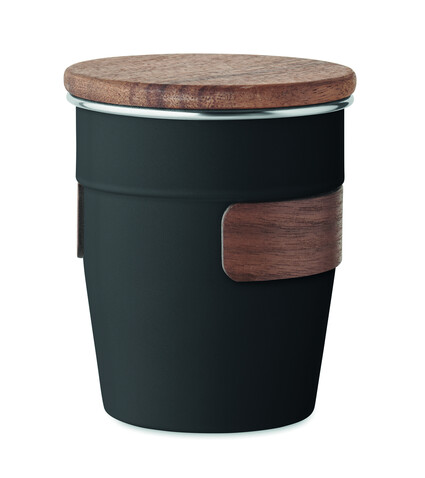Einwandiger Becher 350 ml - Schwarz bedrucken, Art.-Nr. MO2322-03 Einwandiger Becher 350 ml - Schwarz bedrucken, Art.-Nr. MO2322-03