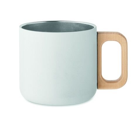 Doppelwandiger Becher 350 ml - Weiß bedrucken, Art.-Nr. MO2325-06