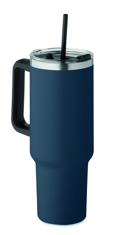 Doppelwandiger Trinkbecher - Marineblau bedrucken, Art.-Nr. MO2327-85 Doppelwandiger Trinkbecher - Marineblau bedrucken, Art.-Nr. MO2327-85