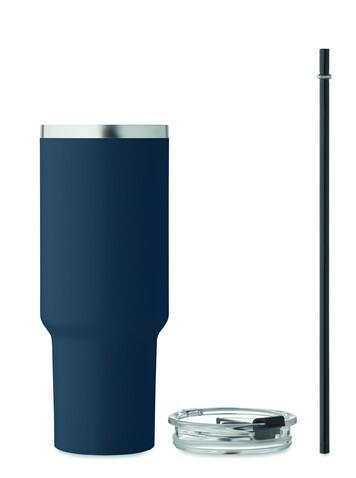 Doppelwandiger Trinkbecher - Marineblau bedrucken, Art.-Nr. MO2327-85 Doppelwandiger Trinkbecher - Marineblau bedrucken, Art.-Nr. MO2327-85