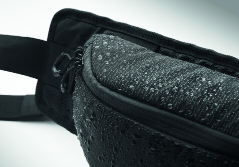 Gürteltasche 420D-Nylon - Schwarz bedrucken, Art.-Nr. MO2392-03