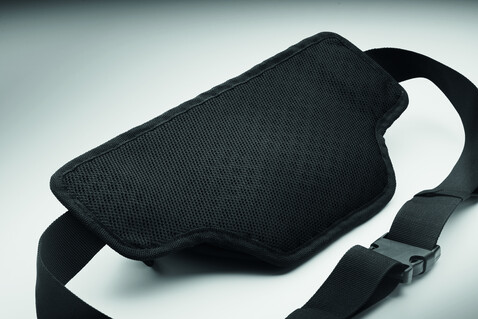 Gürteltasche 420D-Nylon - Schwarz bedrucken, Art.-Nr. MO2392-03