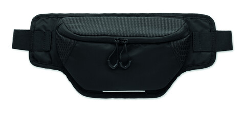 Gürteltasche 420D-Nylon - Schwarz bedrucken, Art.-Nr. MO2392-03