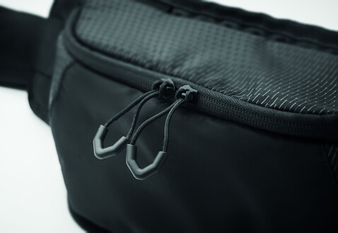 Gürteltasche 420D-Nylon - Schwarz bedrucken, Art.-Nr. MO2392-03