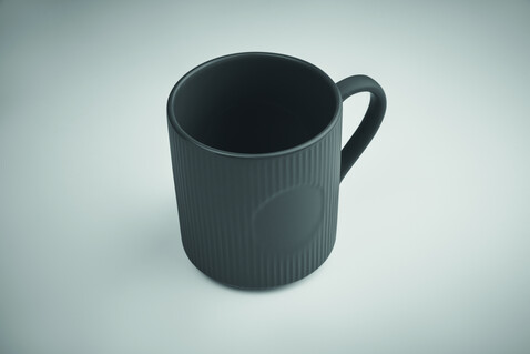 Keramikbecher matt 340ml - Steingrau bedrucken, Art.-Nr. MO2397-15 Keramikbecher matt 340ml - Steingrau bedrucken, Art.-Nr. MO2397-15